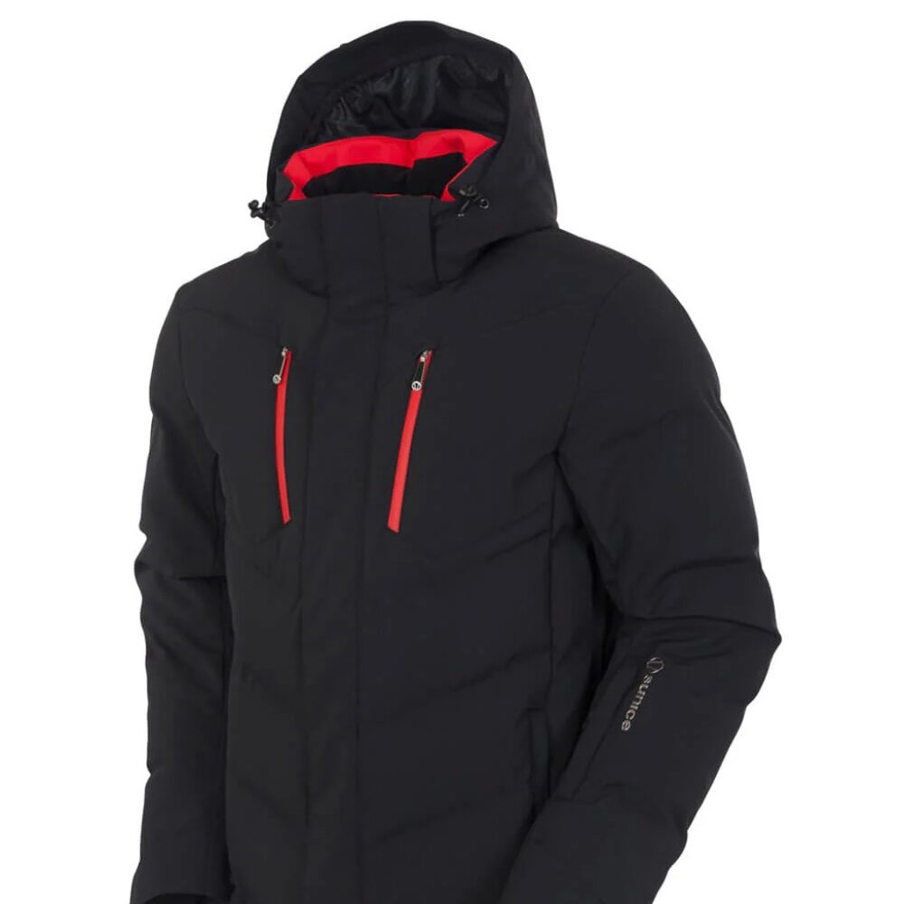 Sunice Men's Boulder Waterproof Insulated Ski Coat - Black - XL